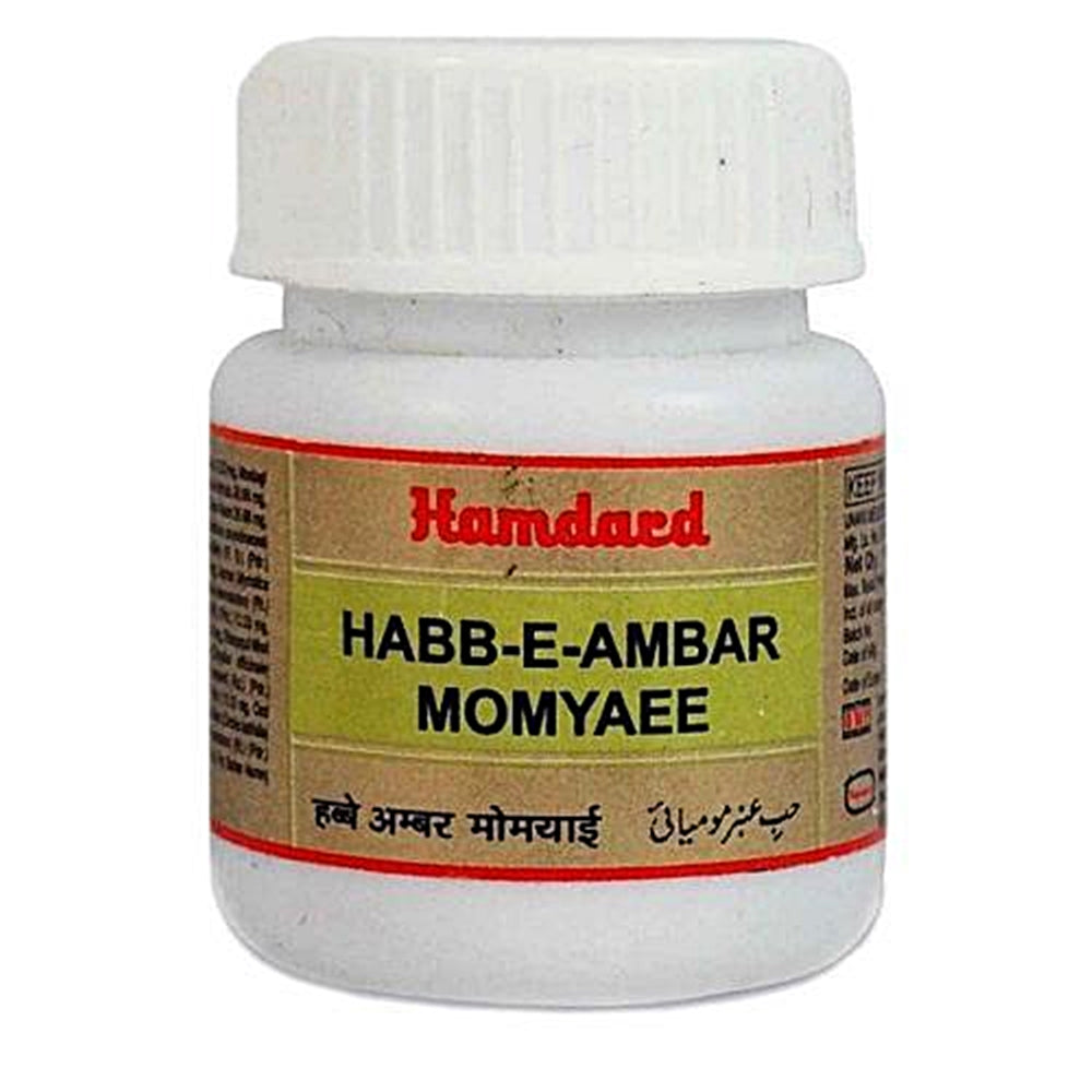 hamdard habb-e-ambar momiyaee - 10 tablets